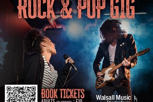 Walsall Music Education Service Poster 2026 with QR code